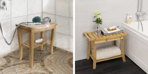 All the Best Bamboo Shower Benches | Bamboo Home Décor