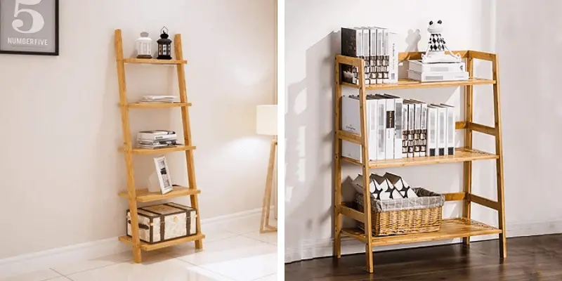 Best Ladder Bamboo Bookshelves (1)