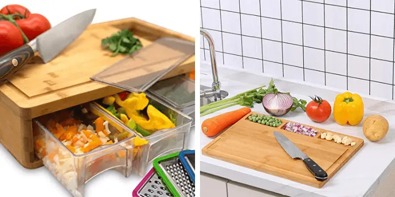 Best Bamboo Cutting Boards With Containers