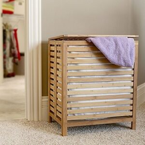 Bamboo Laundry Hampers With a Lid